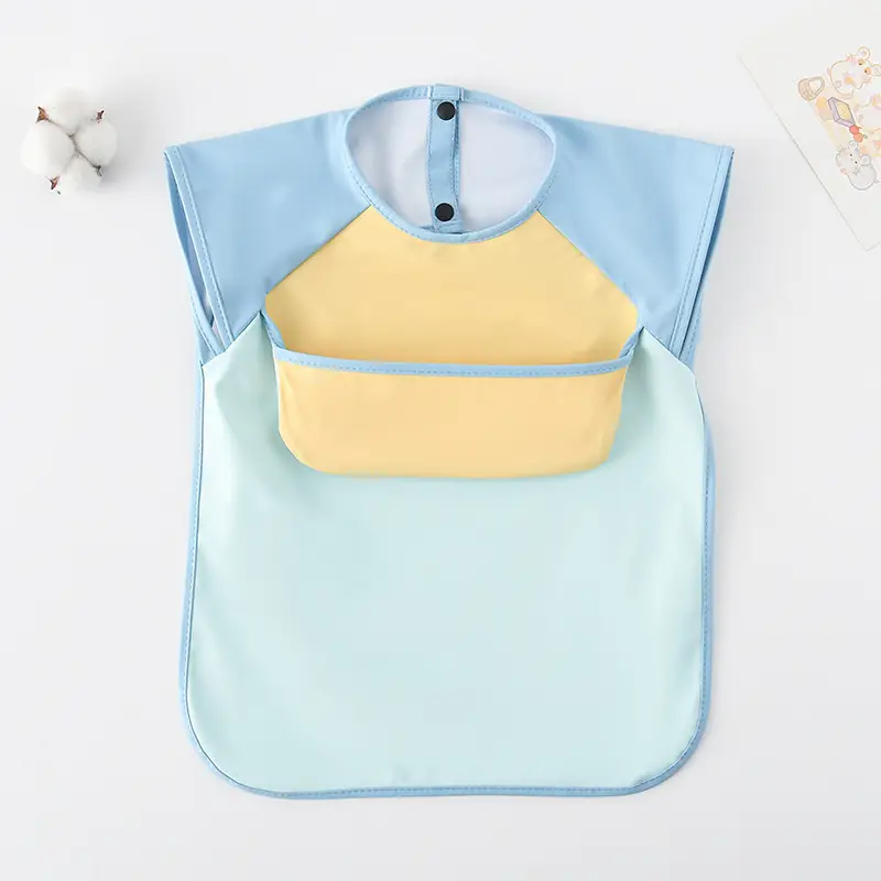 [Sleeveless Upper Pocket] Yellow Sky Blue