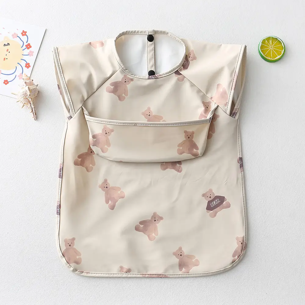 Sleeveless Top Pocket-Little Coffee Bear