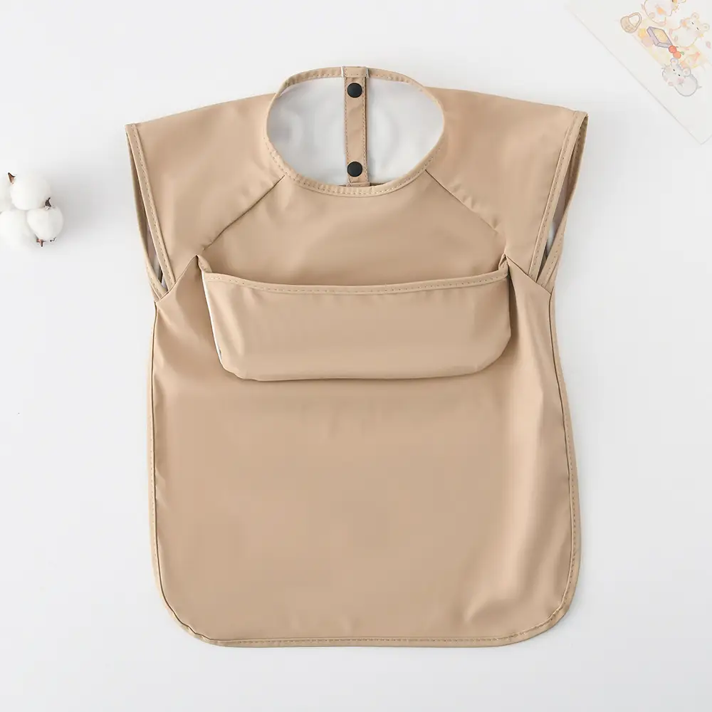 Baby Bib Sleeveless Pu Anti-Dirty Feeding Clothes