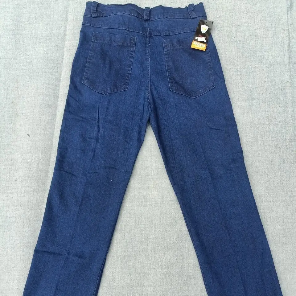 Blue Micro-Elastic High Waist Jeans for Girls — feature 6