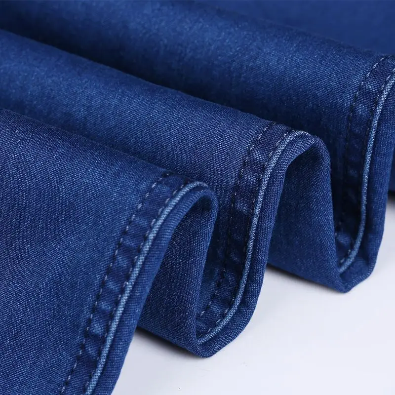 Blue Micro-Elastic High Waist Jeans for Girls — feature 9