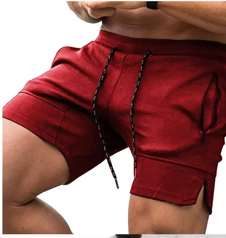 Men Blue Drawstring Zipper Shorts 2024 Summer - Image 10