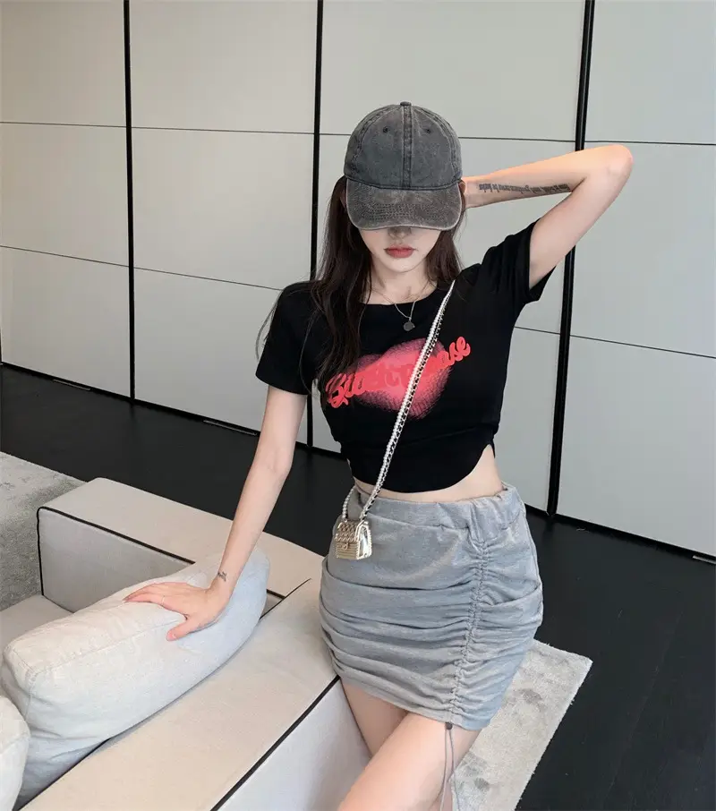 Women Love Letter Print T-Shirt 2025 Summer — feature 10