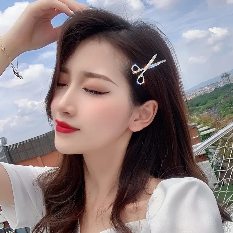Korean Fairy Bangs Clip Pearl Hairpin for Women