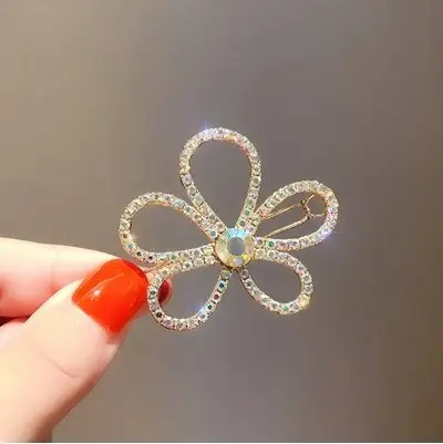 Korean Fairy Bangs Clip Pearl Hairpin for Women