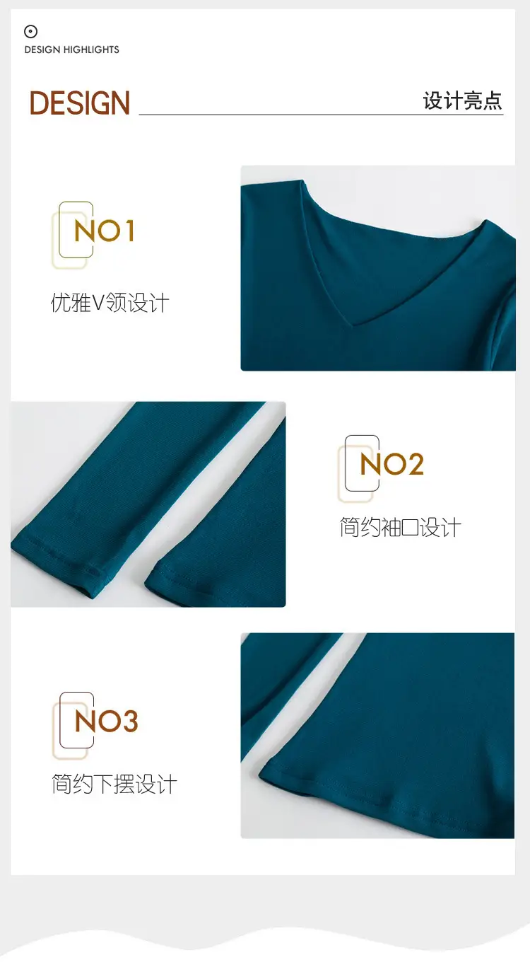 Women V-Neck Mesh T-Shirt Grey Early Spring — feature 5