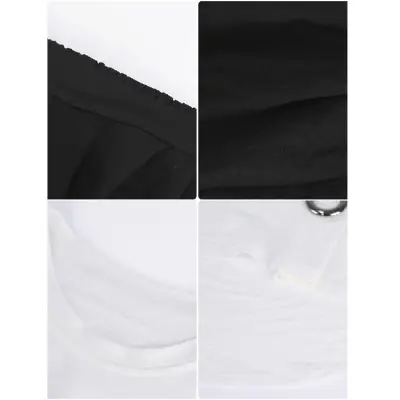 Women Plus Size Chubby Harem Pants Set Summer Loose Slim Covering T-shirt - Image 5