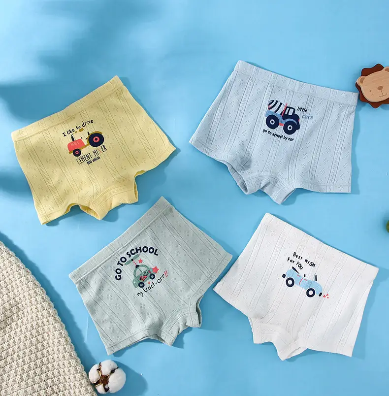 Children's Cotton Cartoon Boxers Summer Breathable — feature 3