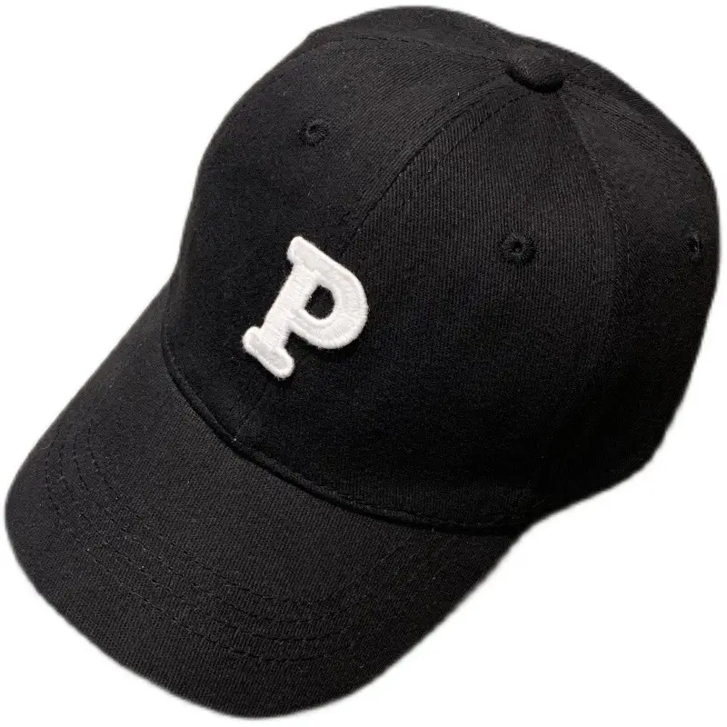 Red Baseball Cap with White P for Boys Girls Spring Autumn - Image 12