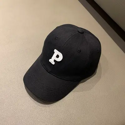 Red Baseball Cap with White P for Boys Girls Spring Autumn - Image 5