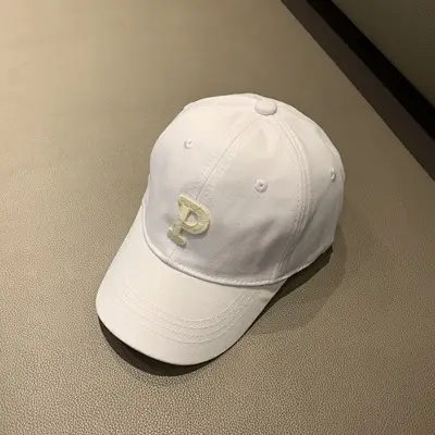 Red Baseball Cap with White P for Boys Girls Spring Autumn - Image 6