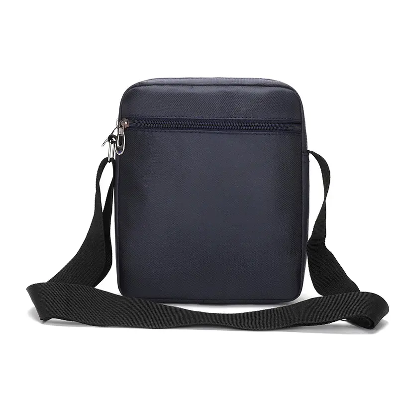 Men's Grey Oxford Crossbody Bag Large Capacity