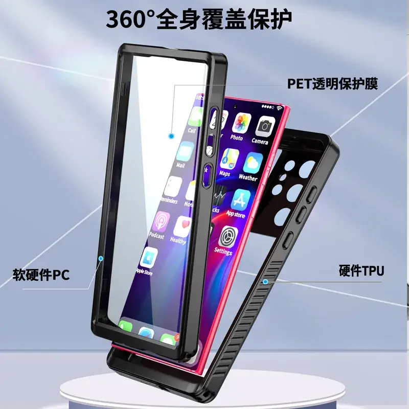 Waterproof S22 Ultra Mobile Cover Anti-Fall Shockproof - Image 3