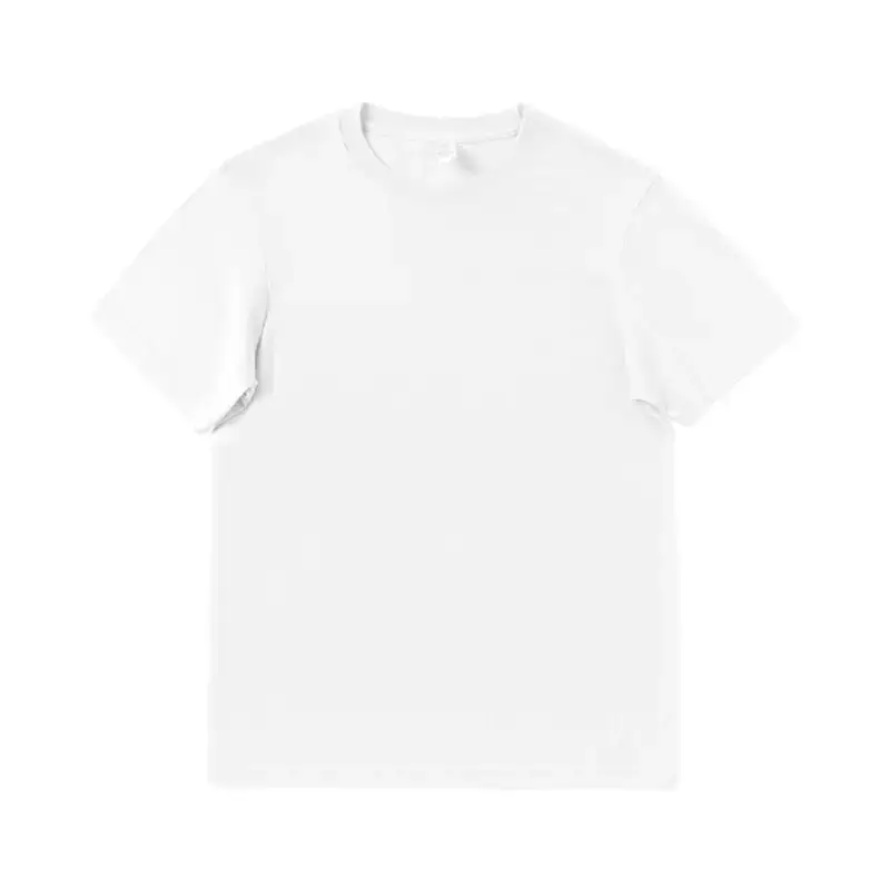 2025 Summer Women's T-Shirt Solid Color Heavy Weight - Image 2
