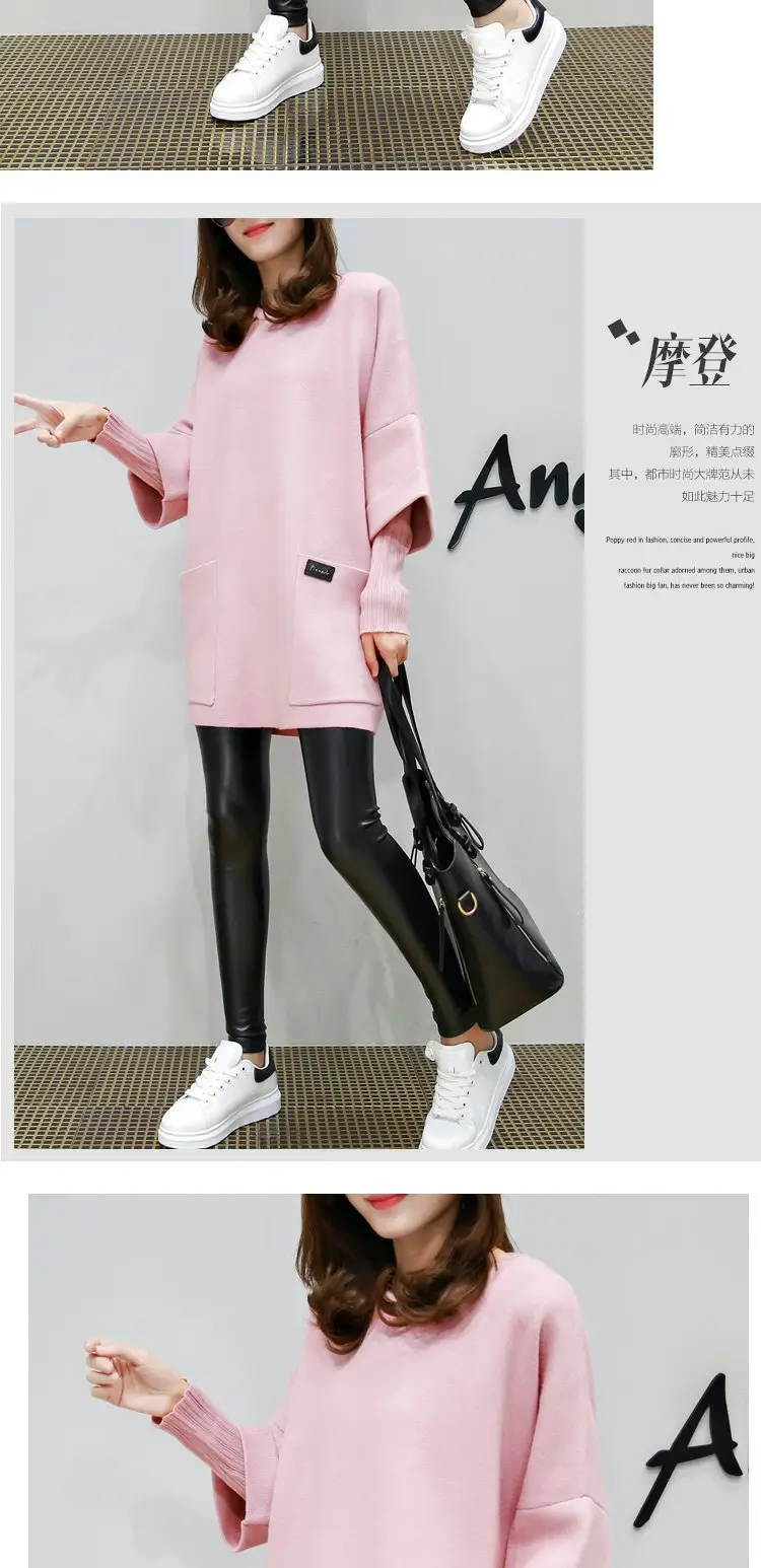Women Grey 3Q Sleeve T-Shirt Plus Size Loose Fit — feature 11