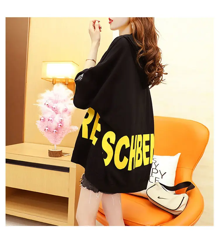 Women Korean Hooded Short Sleeve T-Shirt White Large — feature 6