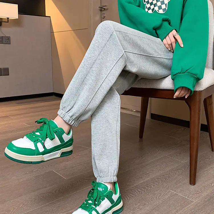 Women Loose Gray Sweatpants Spring Autumn 2025 - Image 2