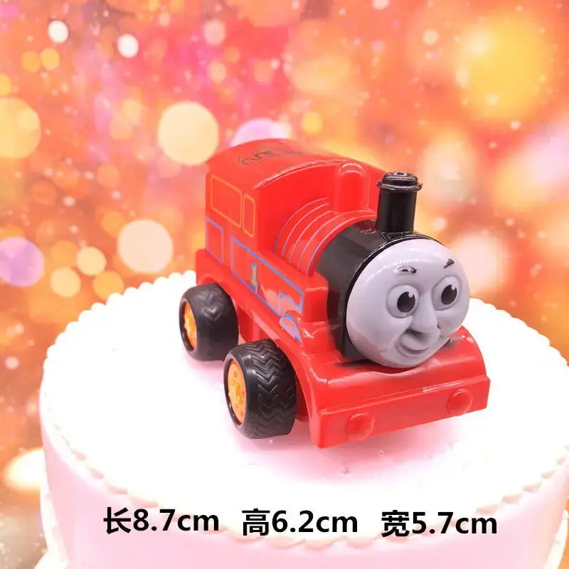 Cake Decoration Excavator Ornaments Birthday Baking Excavator Engineering Vehicle Decoration Traffic Guide Sign Ornaments Plug-In