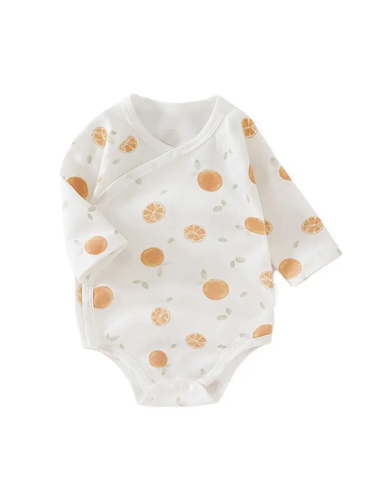 White Cotton Baby Wrap with Triangle Embroidery - Image 9