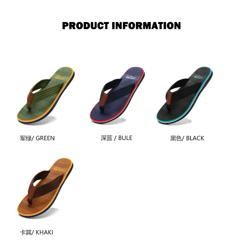 Men's 2026 Flip Flops Brown Non-Slip Summer Sandals — feature 7