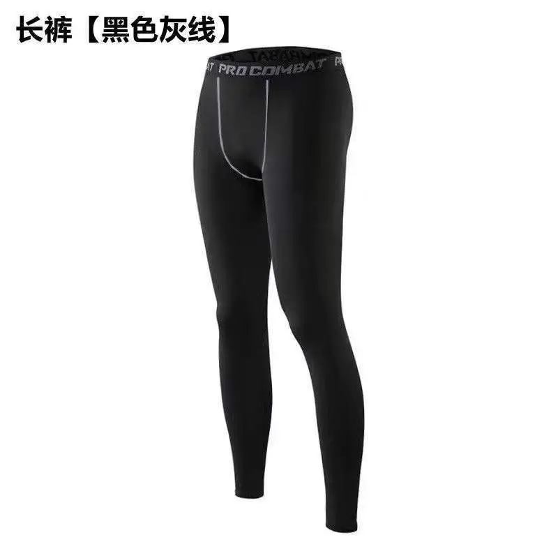 Men's Pro Combat Tight Running Shorts Black White - Image 8