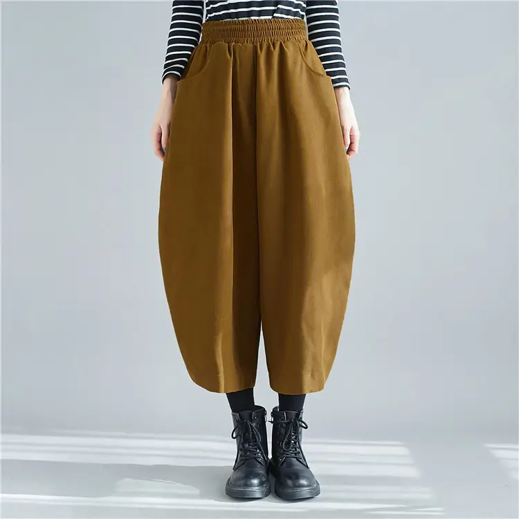 Plus Size Women's Banana Pants Loose Nine Point Dad — feature 18