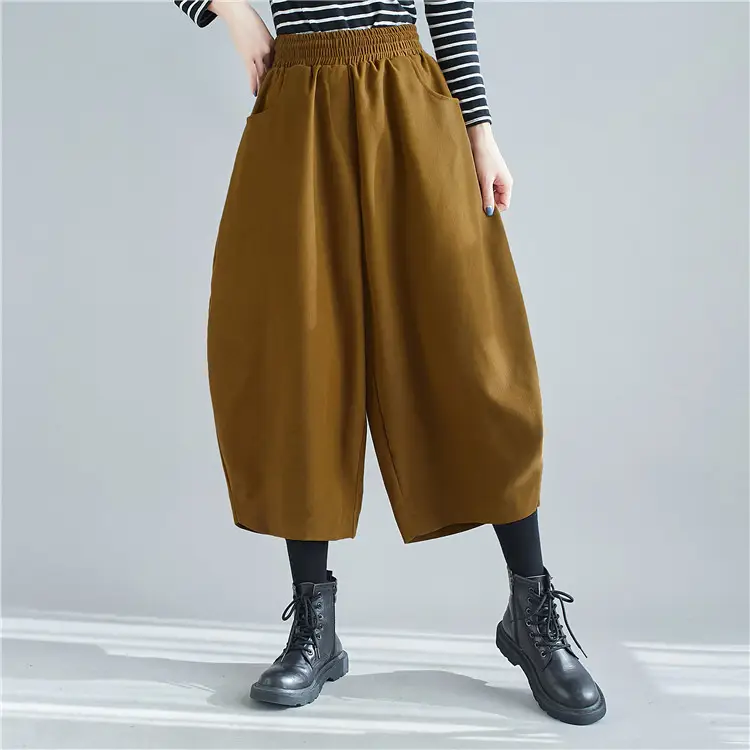Plus Size Women's Banana Pants Loose Nine Point Dad — feature 20
