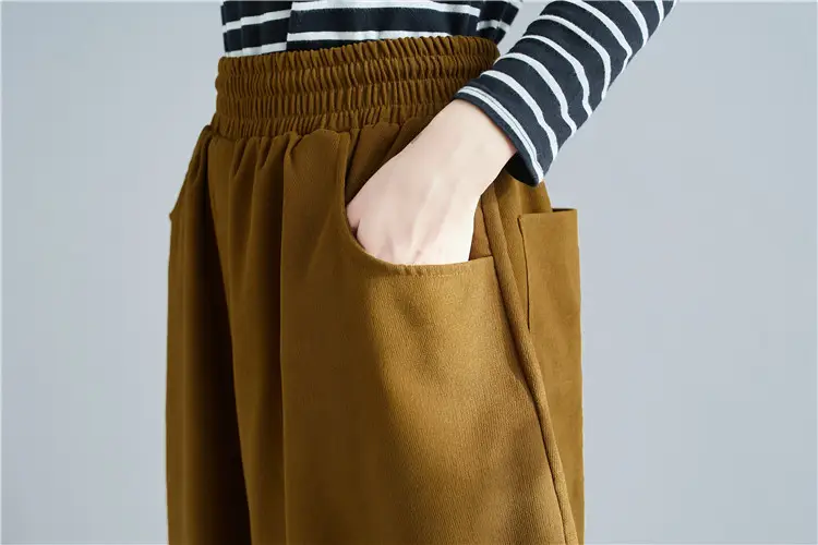 Plus Size Women's Banana Pants Loose Nine Point Dad — feature 22