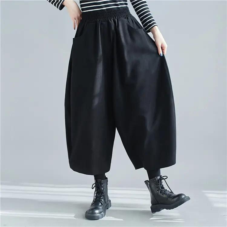 Plus Size Women's Banana Pants Loose Nine Point Dad — feature 9