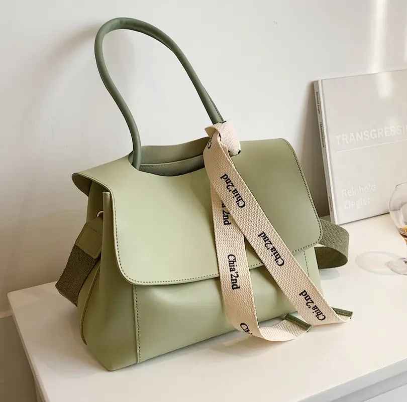 Women's Large Capacity Shoulder Crossbody Bag Cream - Image 5