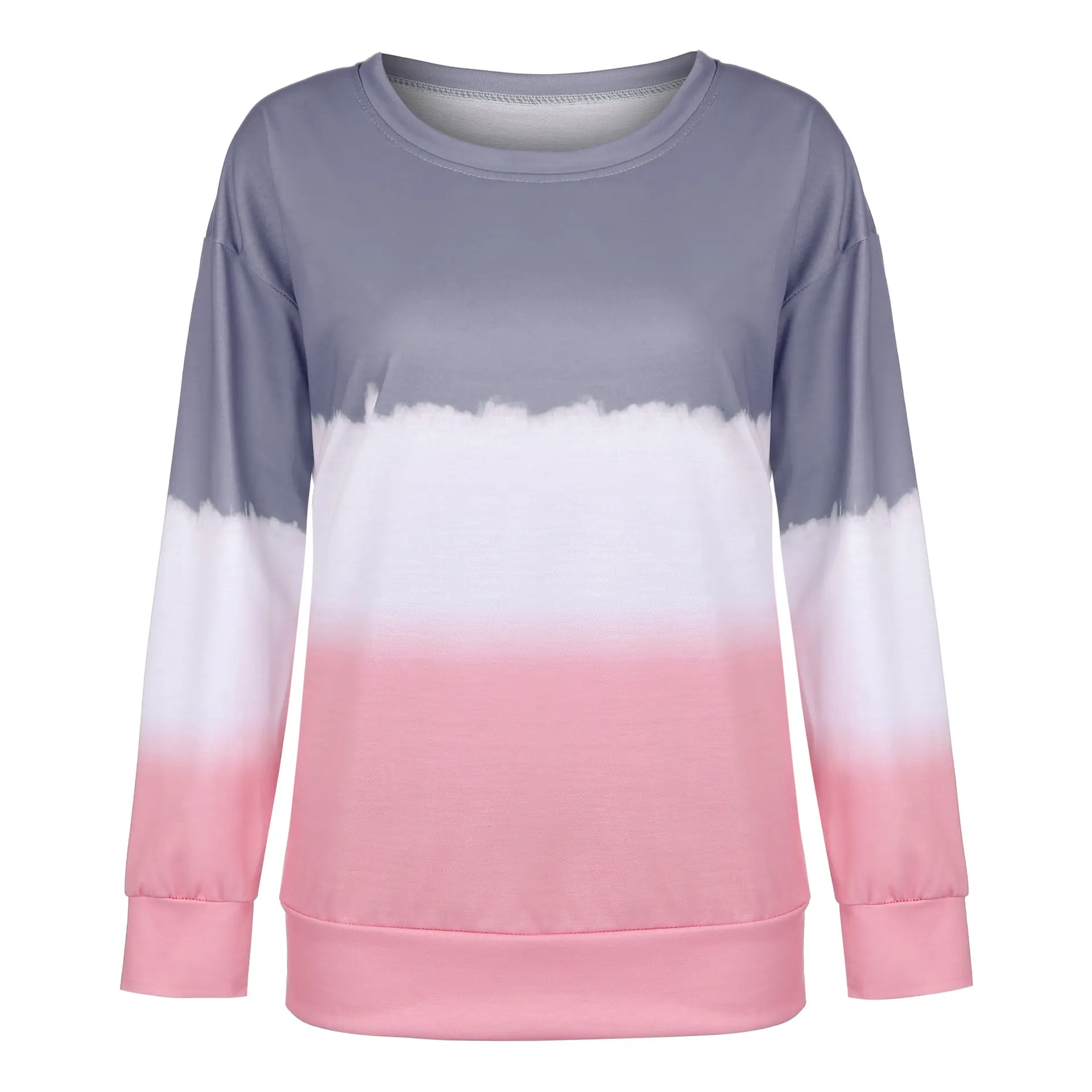 Women Tie-Dye Gradient Long Sleeve T-Shirt — feature 6