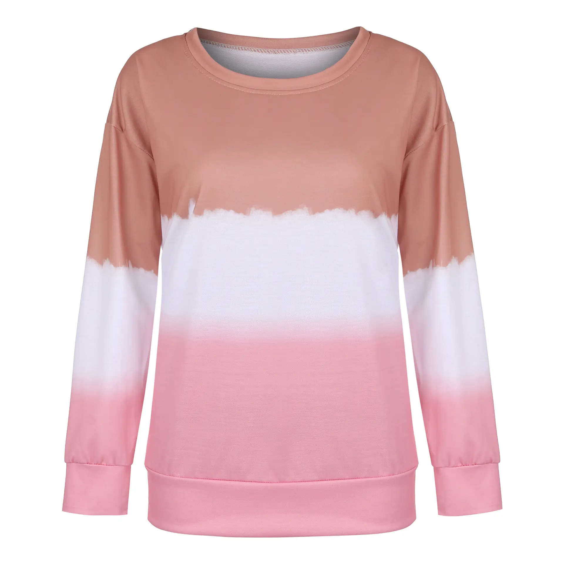 Women Tie-Dye Gradient Long Sleeve T-Shirt — feature 9