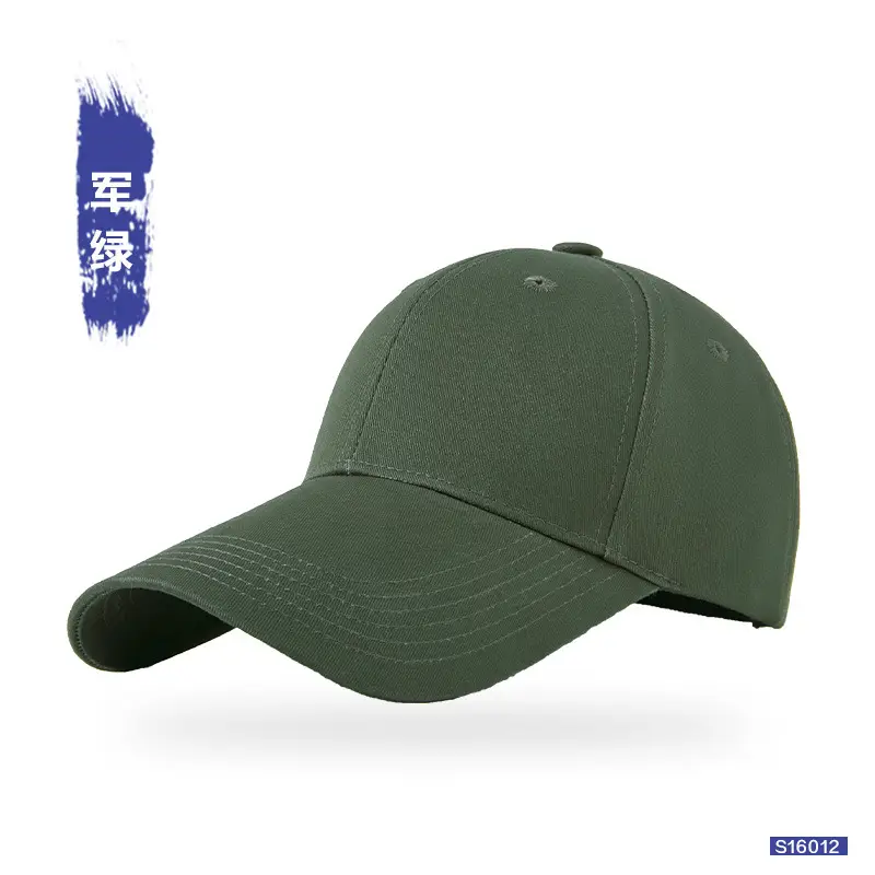 White Cotton Baseball Cap for Women with Extended Brim - Image 9