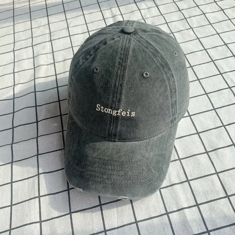 Women's Black Embroidered Baseball Cap Stougeis - Image 10