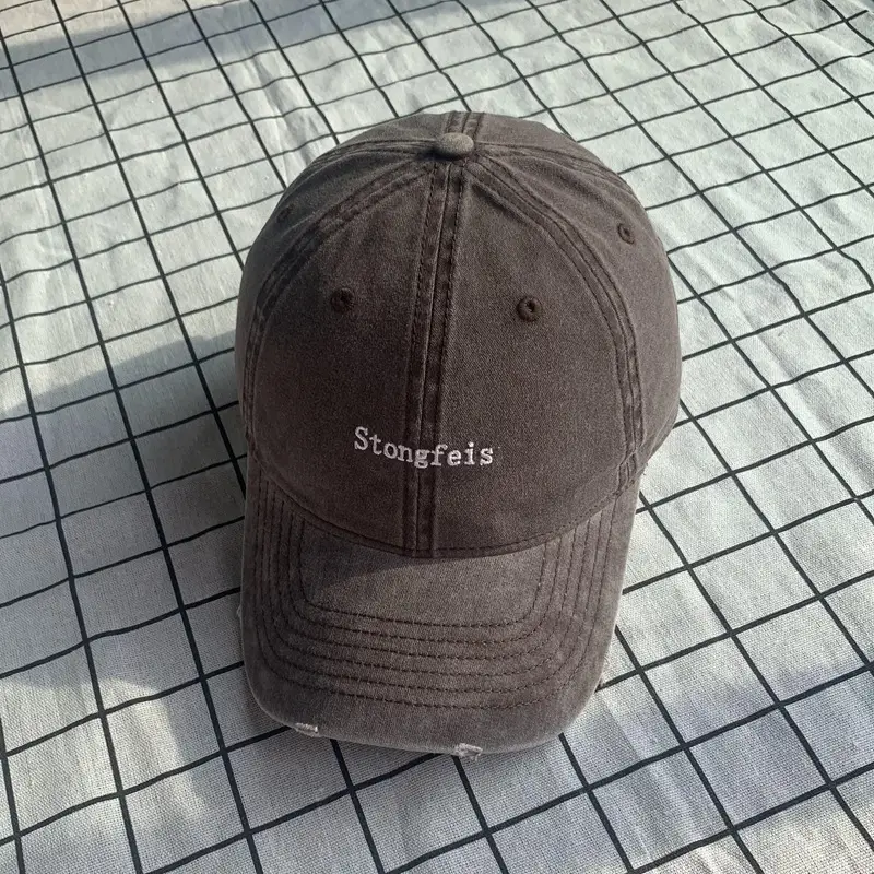 Women's Black Embroidered Baseball Cap Stougeis - Image 4