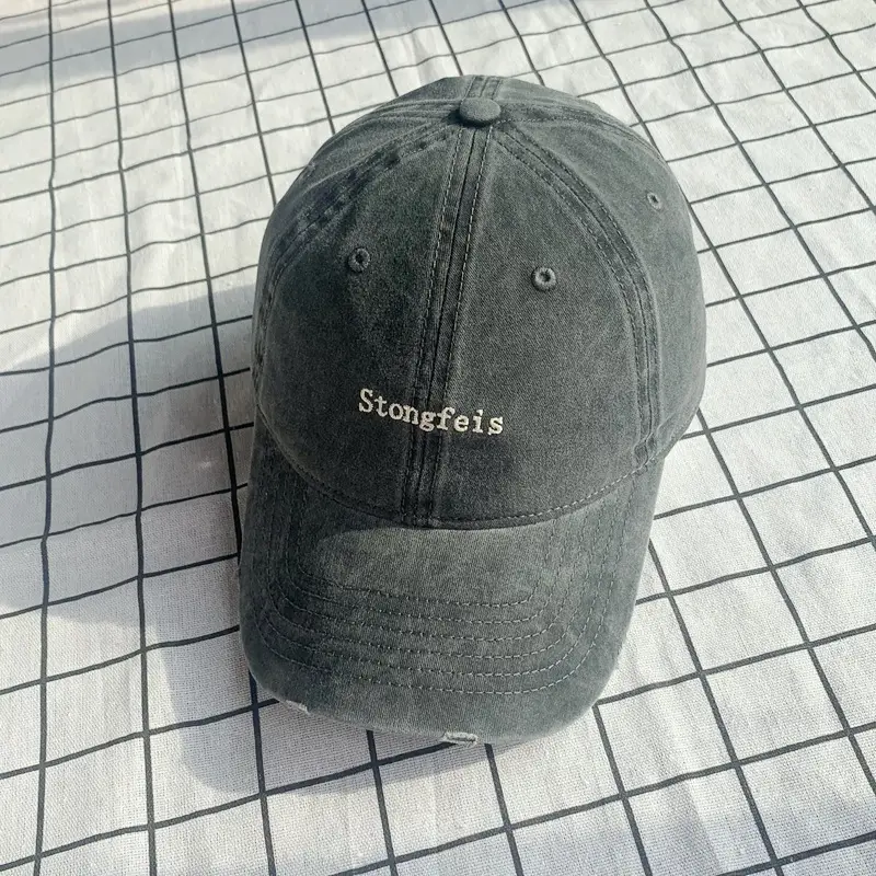Women's Black Embroidered Baseball Cap Stougeis - Image 5