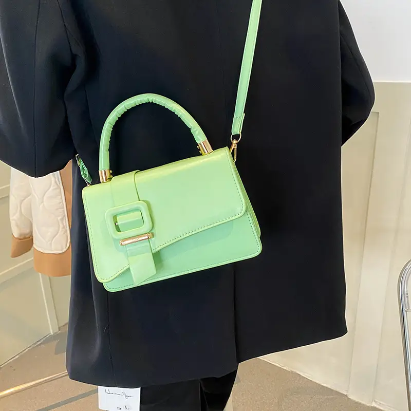 White Leather Handbag for Women 2022 Spring - Image 8