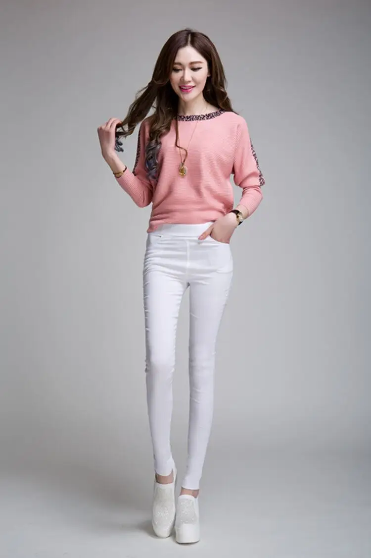 Women's Stretch Leggings Black Pencil Pants with Front & Back Pocket — feature 22