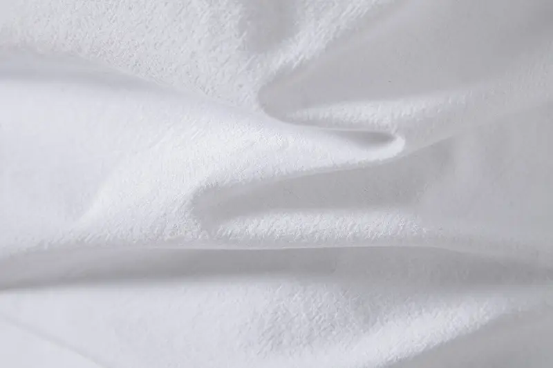 Men Cotton Linen Long Sleeve Shirt White — feature 21