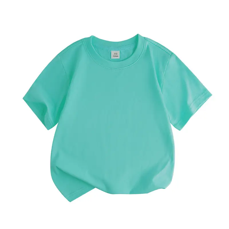 Green Solid T-Shirt for Boys Summer Wear - Image 16