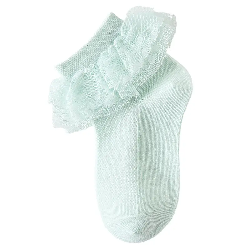 White Lace Socks for Girls Women Summer Wear - Image 2