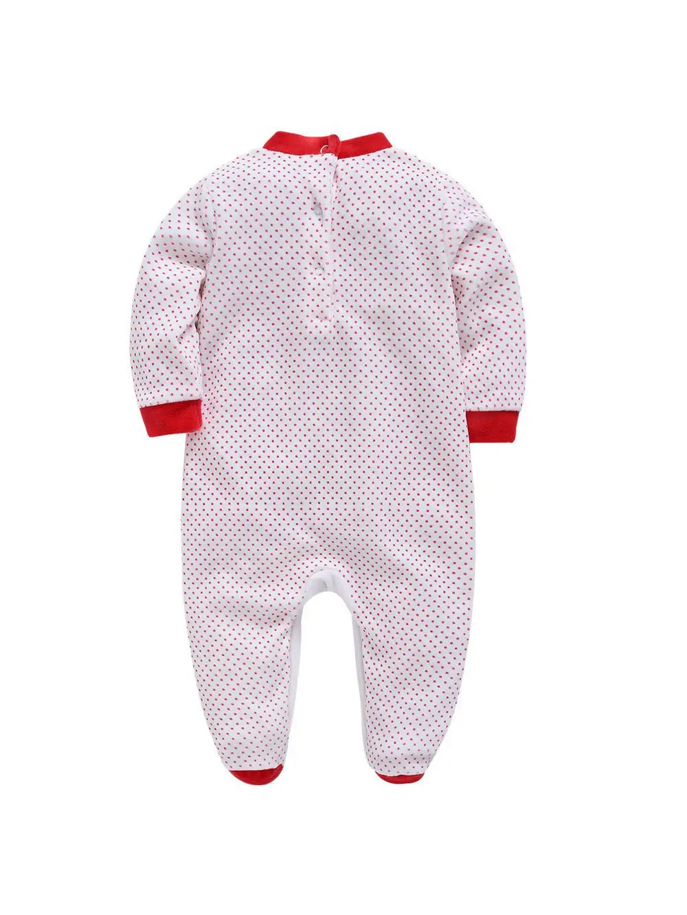 Blue Foot-Wrapped Baby Jumpsuit 3M+