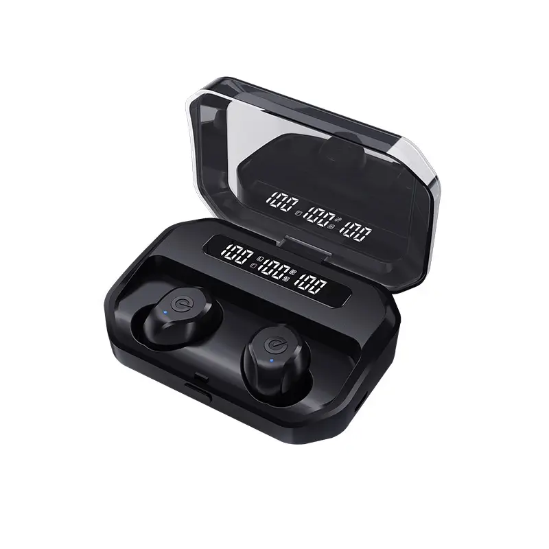 Pink Bluetooth Headset with Charging Case - Image 8