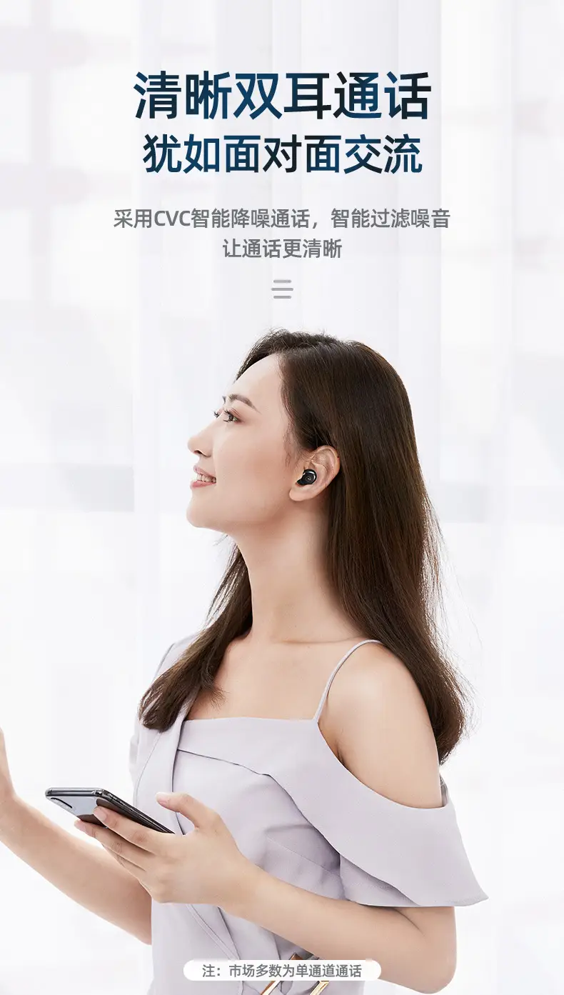 Pink Bluetooth Headset with Charging Case β feature 3