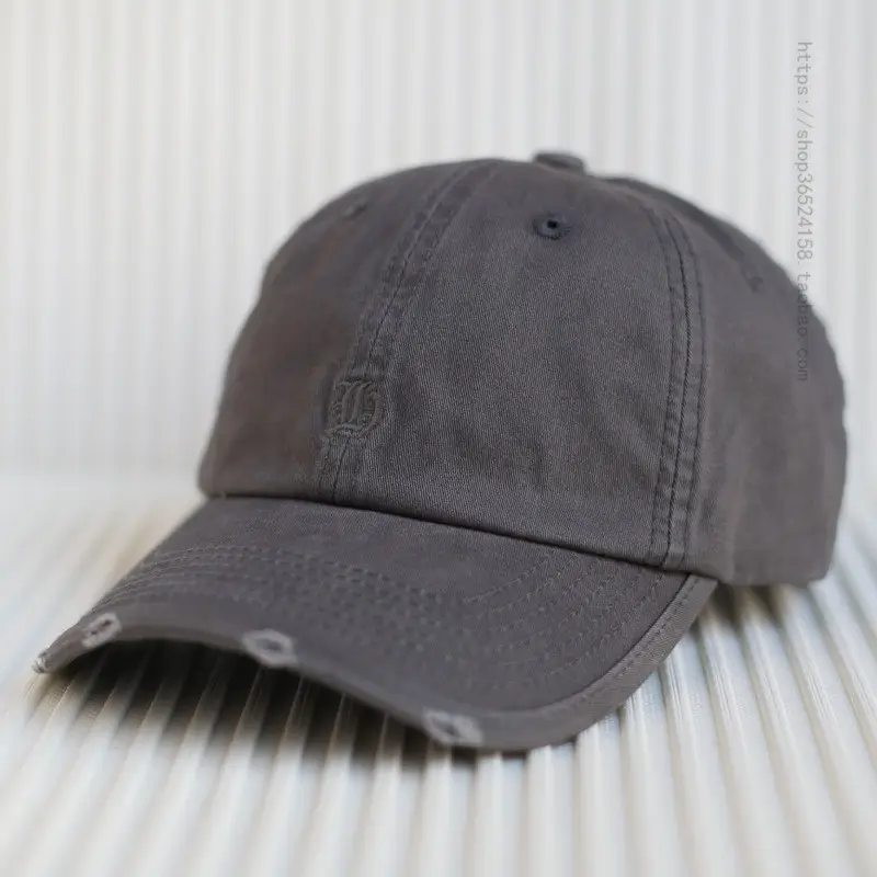 Vintage Korean-style Washed Cap for Men Women Couple - Image 5
