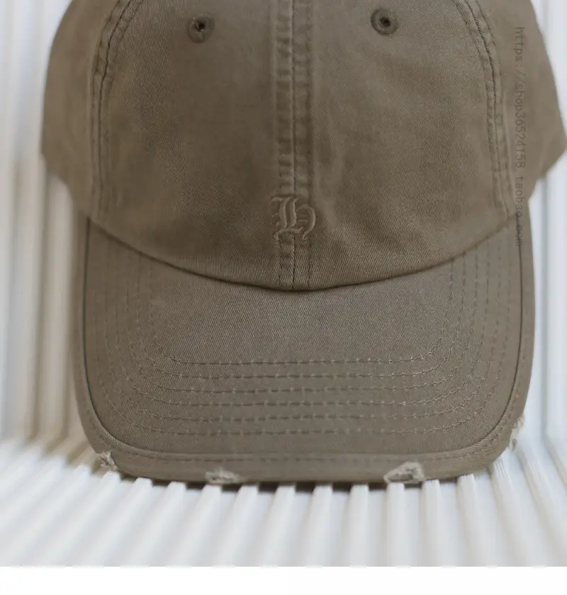 Vintage Korean-style Washed Cap for Men Women Couple — feature 7