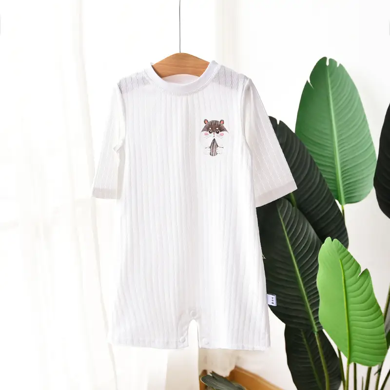 Baby Mouse Embroidered Nightgown Mesh Pajamas - Image 7