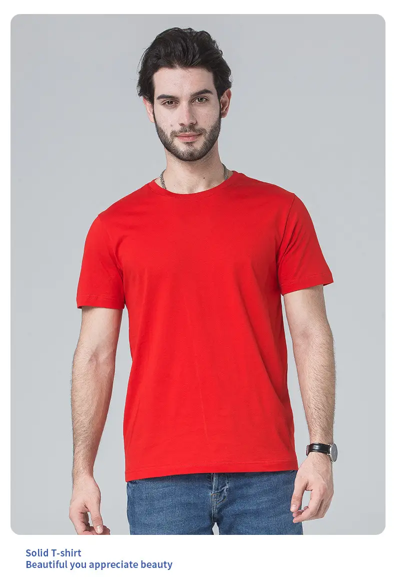 26-Count Cotton Slim Fit T-Shirt Grey Unisex — feature 24