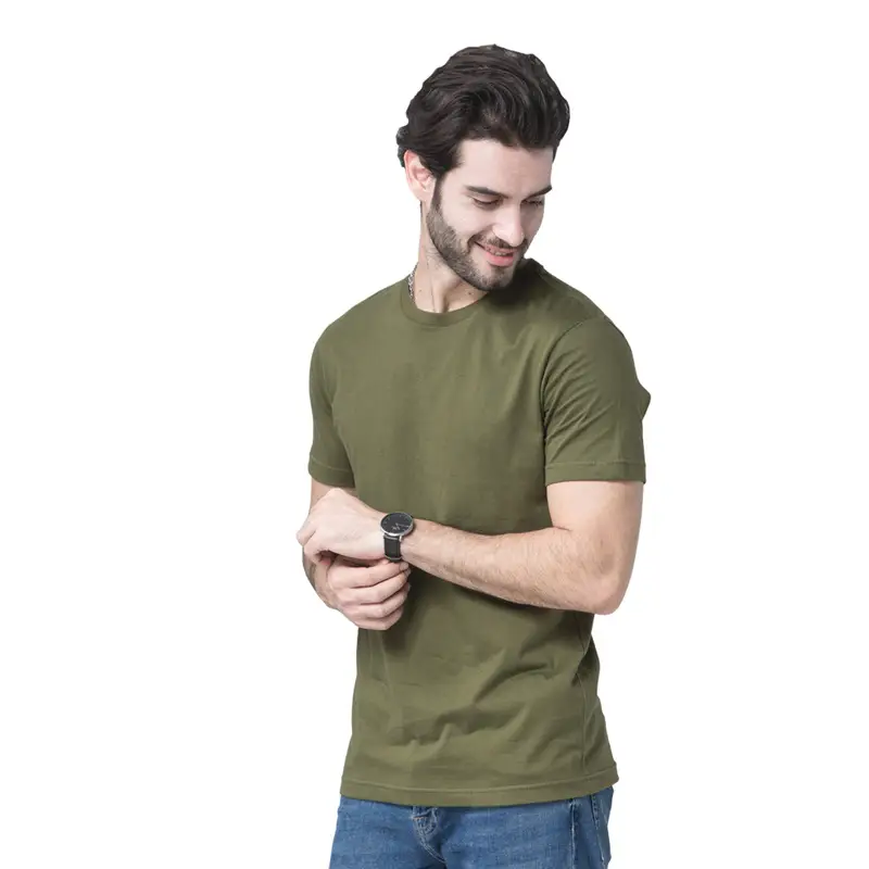 26-Count Cotton Slim Fit T-Shirt Grey Unisex - Image 14
