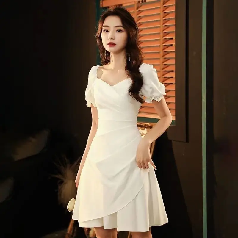 White French Style Women's Skirt Dress Small — feature 10
